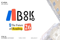 4.ª Edição Book 2.0 dias 15 e 16 de Setembro no Centro Cultural de Belém - Refletir sobre o futuro dos livros
