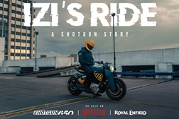 IZI's Ride - Uma Royal Enfield Shotgun 650 customizada