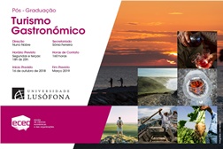 Pós-Graduação em Turismo Gastronómico pela primeira vez em Portugal