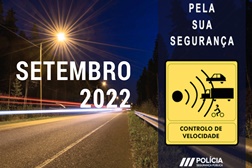 Radares PSP Localizações em Setembro 2022 - Por data, distrito e localização