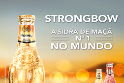 Strongbow com nova imagem e sabores exclusivos.