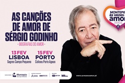 Sérgio Godinho "Biografias do amor" sobem a palco no festival "Às vezes o amor"
