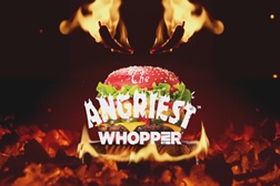 Restaurantes Burger King lançam hambúrguer vermelho Angriest Whopper