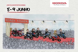 Desfile de ofertas HONDA nos dias 8 e 9 de junho 2018