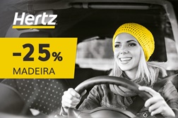 Hertz convida portugueses a visitar a Madeira com campanha especial - Reservas até 1 de Dezembro com desconto de 25%