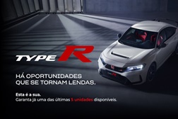 Honda Portugal Automóveis com as últimas 5 unidades do Honda Civic Type R disponíveis para venda