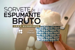 Dona Paterna convida à prova  do sorvete de espumante bruto  100% Alvarinho - Numa parceria com a gelataria DOPPO, de Coimbra