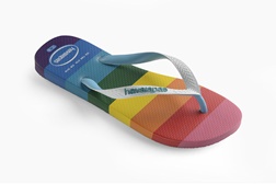Havaianas lança a primeira linha global Pride, para celebrar a comunidade LGBTQIA+ e fecha parceria com a All Out