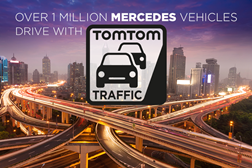 Chega à estrada o milionésimo Mercedes-Benz com TomTom Traffic