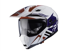 Capacetes integrais Caberg Xtrace combinam com Honda Africa Twin