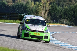 Nuno Santos de VW Golf no CNVT em Portimão