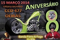 8º Aniversário do Grupo Motard CCD 477 Oeiras
