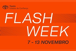 Toyota "Flash Week" é até 13 de novembro  - Incluiu 20 oportunidades usadas online