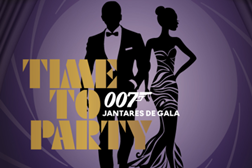 Savoy Palace transforma-se em hotel-cinema para receber 2022 ao estilo de James Bond