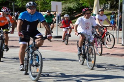 Barreiro pedalou 4600 km e evitou a emissão de quase uma tonelada de CO2