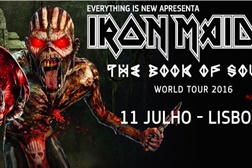 Iron Maiden regressam a Lisboa em 2016 com a "The Book of Souls World Tour" 