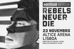 Hardwell anuncia regresso a Portugal com a tour mundial do álbum "Rebels Never Die"