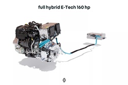 Novo grupo motopropulsor Full Hybrid e-Tech de 160 cv da Renault - Mais potência, menos combustível