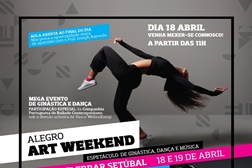 Alegro Art Weekend reúne ginástica, dança e actuações de The Legendary Tigerman, Rita Redshoes e DJ Ride