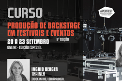 APORFEST lança nova edição do curso “Produção de Backstage em Festivais e Eventos"