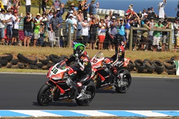 Eugene Laverty e Sylvain Gintoli 2ª manga