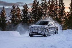 Audi testa o protótipo do Q6 E-Tron - No extremo norte da europa