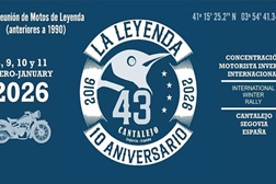 Apresentação oficial da Concentração La Leyenda 2026: de 8 a 11 de janeiro