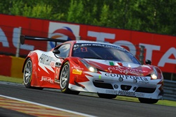 Qualificação atribulada para a Ferrari Portugal em Spa-Francorchamps