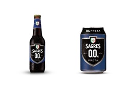 Nova Sagres 0.0 Preta, todo o sabor com zero álcool