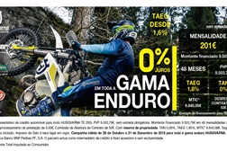 Campanha de crédito sem juros em toda a gama de Enduro da Husqvarna!