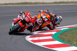 Moto2 - Catalunha - Miguel, o acrobata