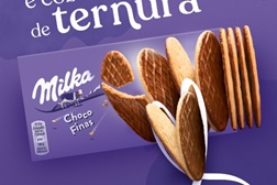 Milka apresenta as novas bolachas Choco Finas cobertas de ternura