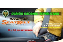 GNR fiscaliza uso do cinto de segurança e cadeirinhas