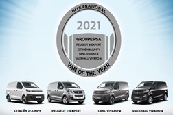 PSA conquista troféu “International Van of the Year 2021” (Ivoty)  - Com a nova geração de furgões compactos elétricos