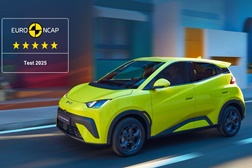 BYD DOLPHIN SURF conquista a classificação máxima cinco estrelas Euro NCAP - Excelente desempenho em todas as áreas-chave de avaliação 