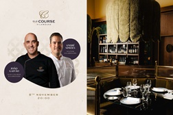 Novembro no Old Course Vilamoura: 4 Hands Dinner - 4 jantares de degustação, 4 chefs convidados e uma celebração do talento gastronómico algarvio