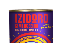 Izidoro cria lata solidária a favor da Rede de Emergência Alimentar