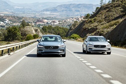Volvo S90 e V90 com máxima pontuação Euro NCAP nos Sistemas Autónomos de Travagem para Peões
