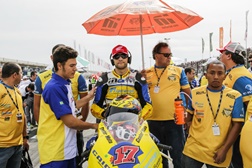 Miguel Praia preparado para a segunda ronda do Moto 1000GP