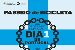 Delmino Pereira e Cândido Barbosa no Passeio de Bicicleta Dia 1 de Portugal 
