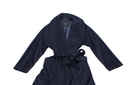 Sobretudo azul escuro Mango – antes 79,99€, agora 29,99€ 
