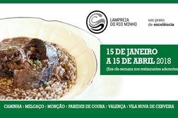 Degustação de lampreia nos municípios do Vale do Minho