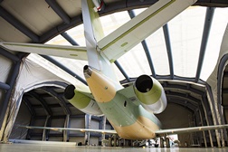 Michelin desenvolve estrutura insuflável para testes de certificação eletromagnética dos aviões - FALCON 6X será o primeiro avião em que será utilizada esta inovadora tecnologia
