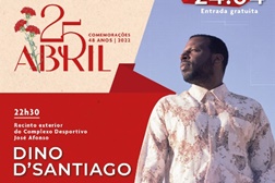 Comemorações do 25 de Abril em Grândola com Dino D’Santiago e Golosa La Orquestra