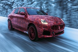 Neve e gelo não conseguem parar a energia do Maserati GRECALE - Prosseguem os testes do protótipo do modelo