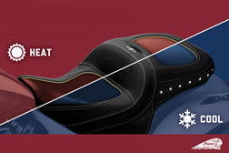 Indian ClimaCommand - Assentos de moto com refrigeração