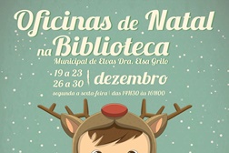 Oficinas de Natal para pequenos leitores na Biblioteca Municipal de Elvas