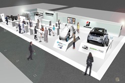 A Bridgestone mostra o futuro do sector automóvel no seu stand no  Salão Internacional do Automóvel de Genebra 2014