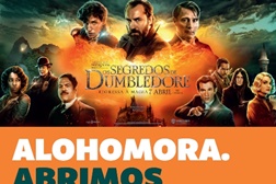 Alegro Sintra recebe exposição exclusiva de "Monstros Fantásticos: Os Segredos de Dumbledore"