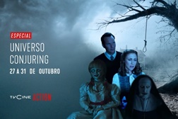 Halloween assinalado nos Canais TVCine com "X" e Especial Universo Conjuring